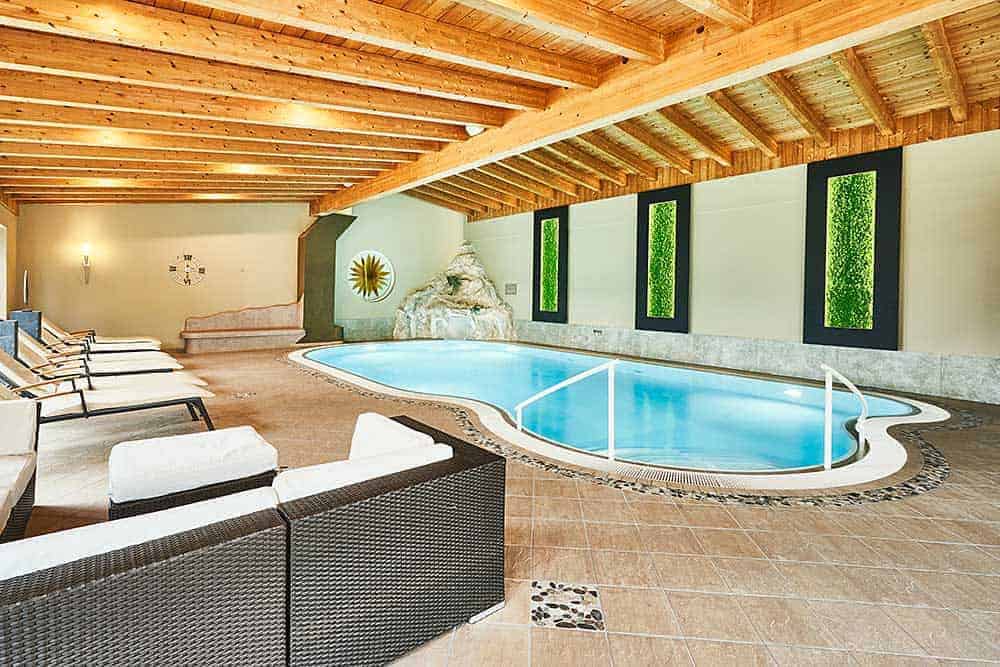 Indoorpool unseres Wellnesshotels