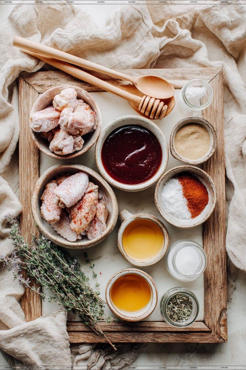 Air Fryer BBQ Chicken Wings Recipe ingredients