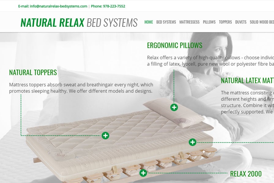 NATURAL RELAX BED SYSTEMS USA