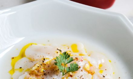 Carpaccio de noix de Saint Jacques