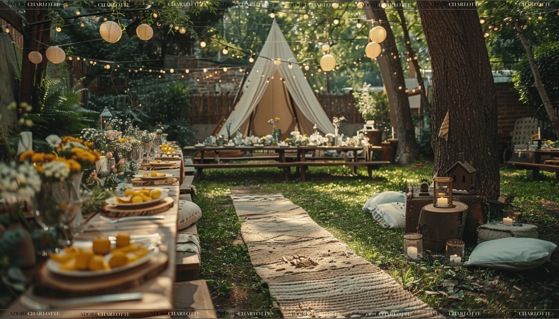 Boho Chic Theme Outdoor decor
