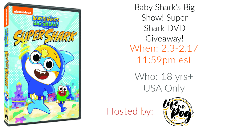 Baby Shark's Big Show! Super Shark DVD Giveaway! 1 super shark dvd