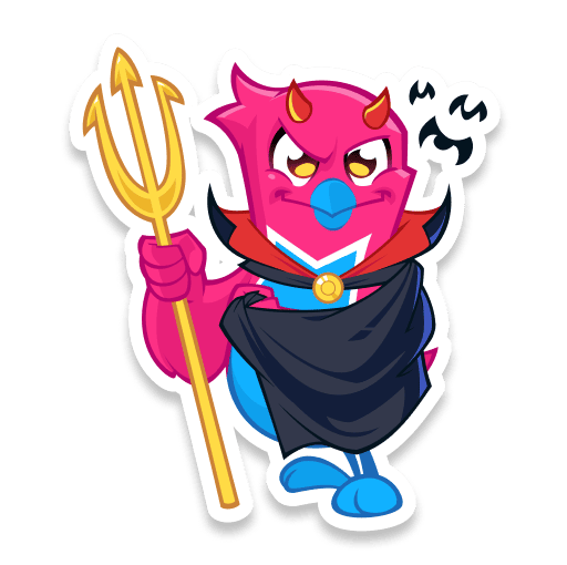 18 devil Bird cartoon is evil