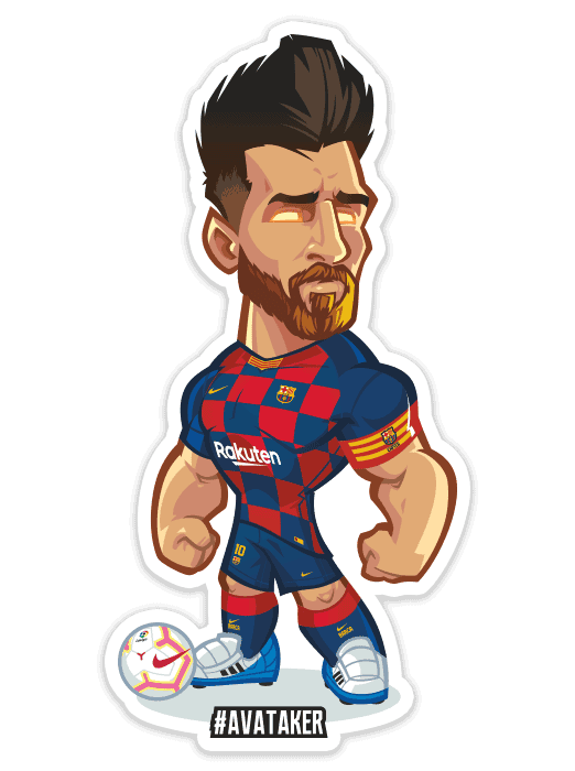 Messi Sticker & Magnet » SOSFactory