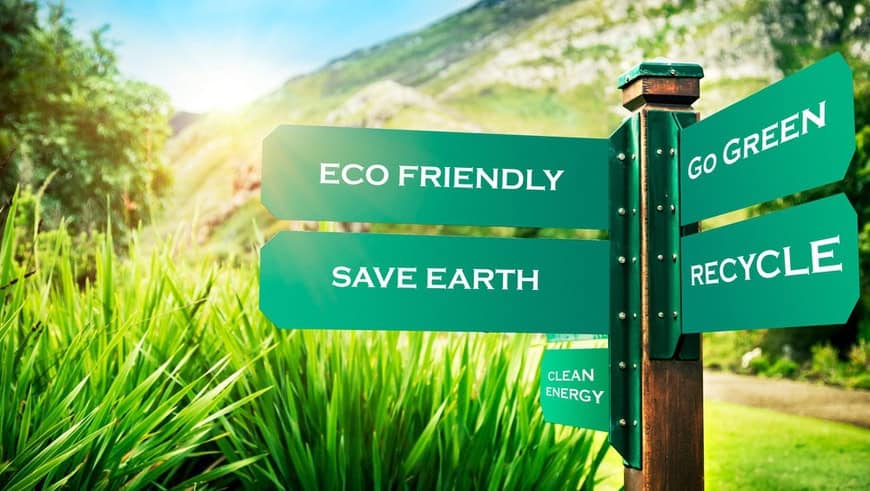 Conceptual photo of a saving earth