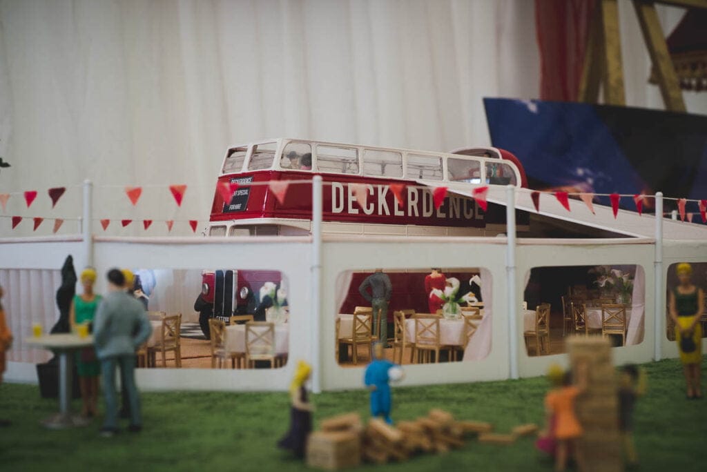 Deckerdence vintage bus wedding venue
