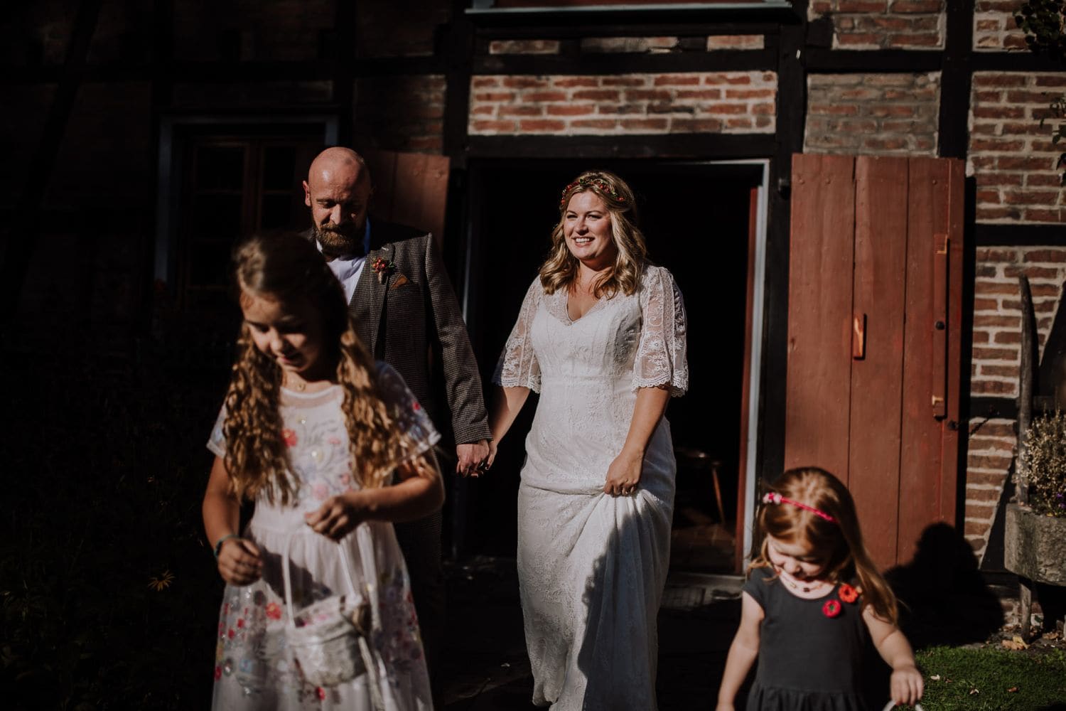 standesamtliche Hochzeit in historischer Mühle bei Burscheid