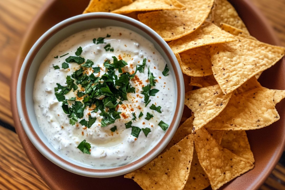 Creamy Vegan Garlic Yogurt Dip Recipe