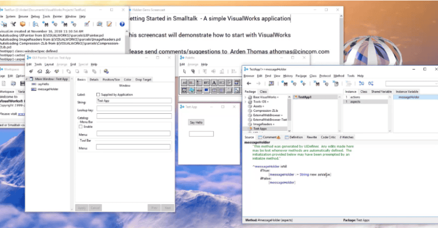 smalltalk visualworks