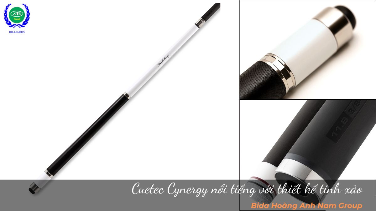 Cuetec Cynergy nổi tiếng với thiết kế tinh xảo
