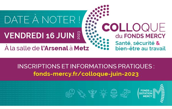 16 juin : Colloque sur la santé, la sécurité et le bien-être au travail : des problématiques actuelles, des solutions d’avenir