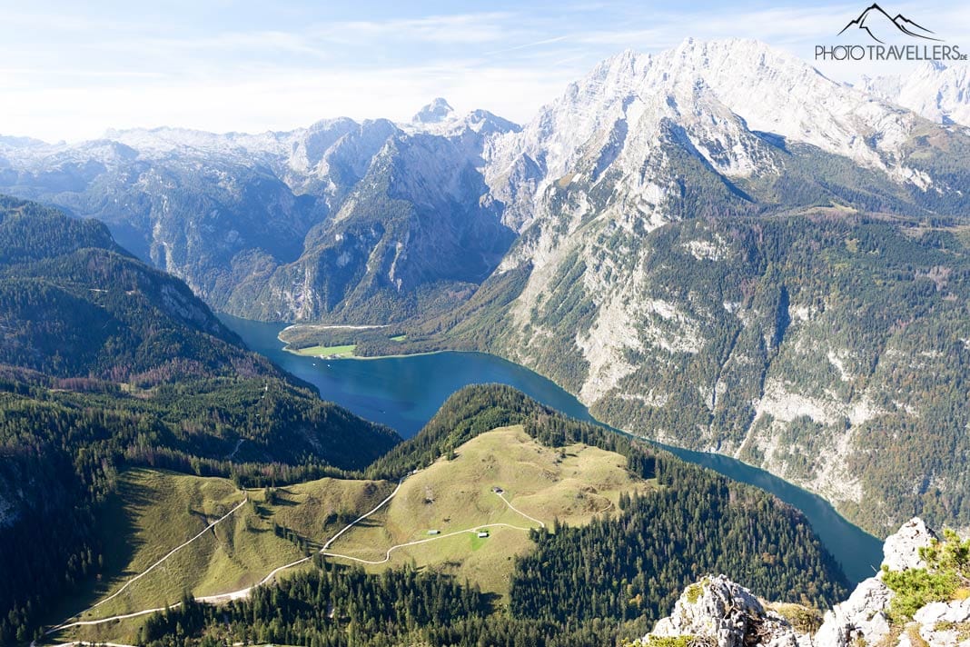 Blick vom Jenner auf den Königssee