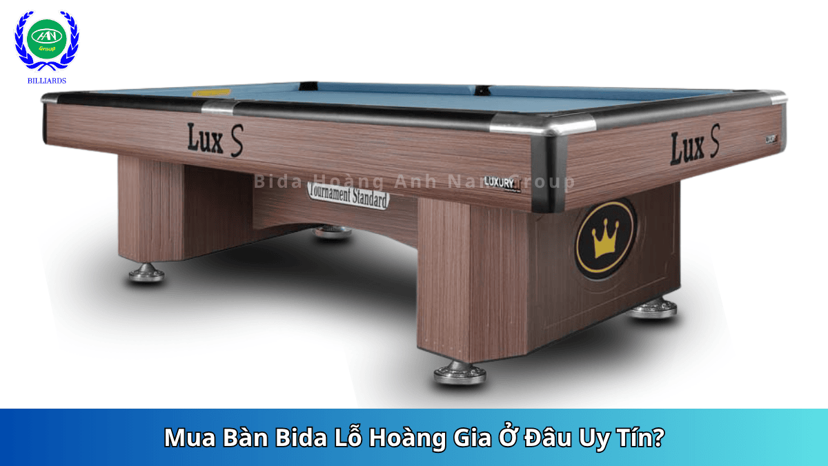 Mua Bàn Bida Lỗ Hoàng Gia Ở Đâu Uy Tín | Bida Hoàng Anh Nam Group