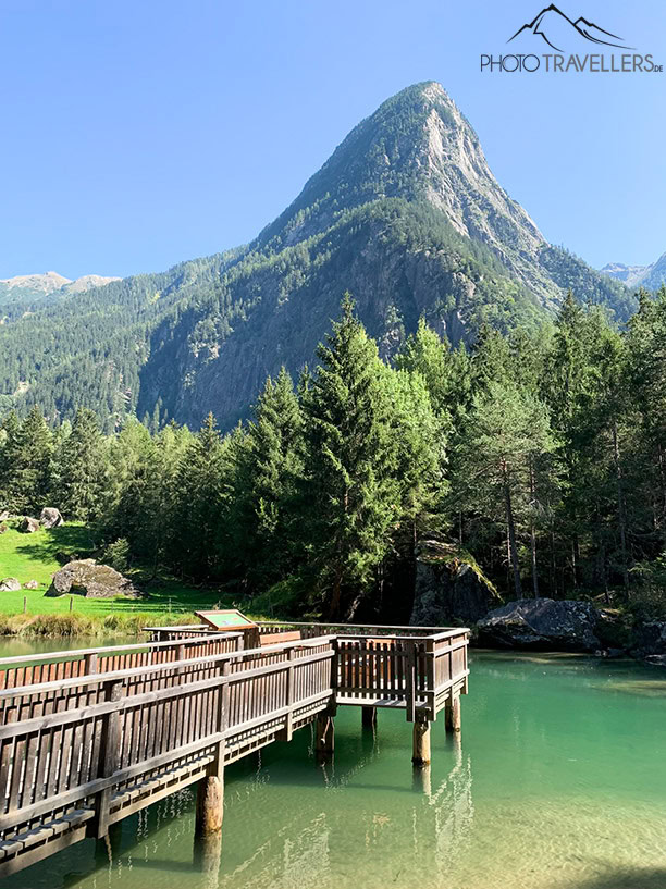 Der Habicher See im Ötztal