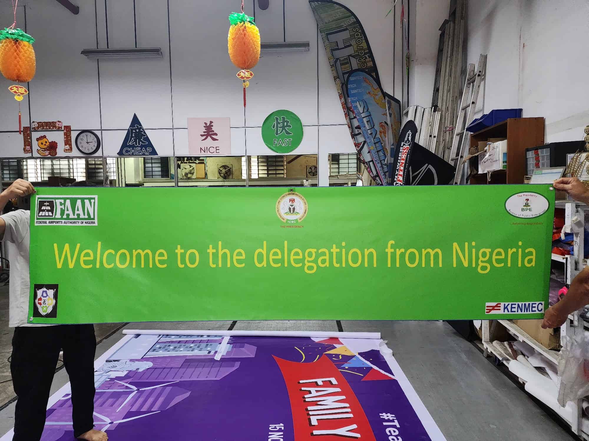 light weight Fabric banner