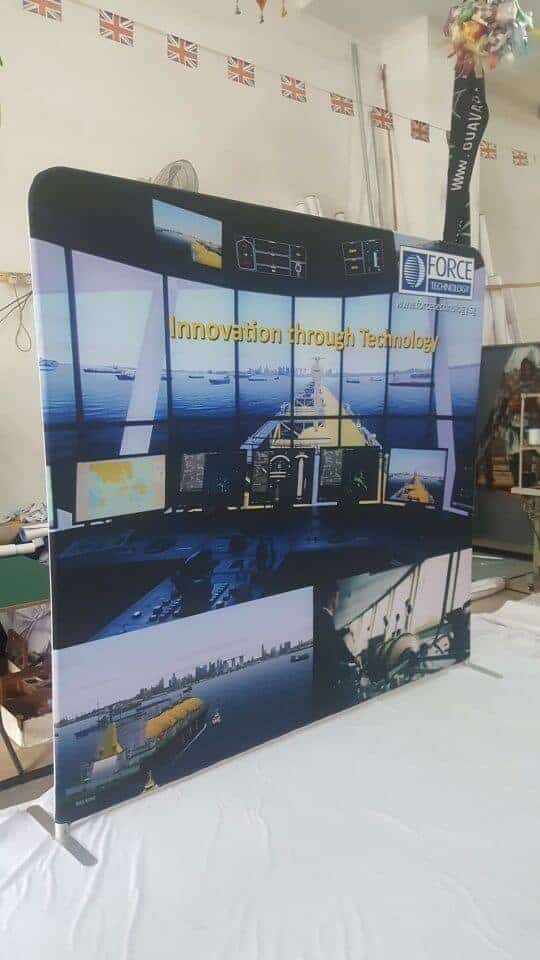 2.25 x 2.25m Tension Fabric Display