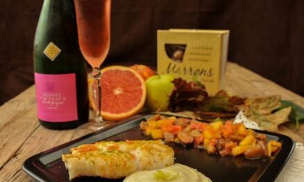 Pavé de cabillaud mariné aux agrumes