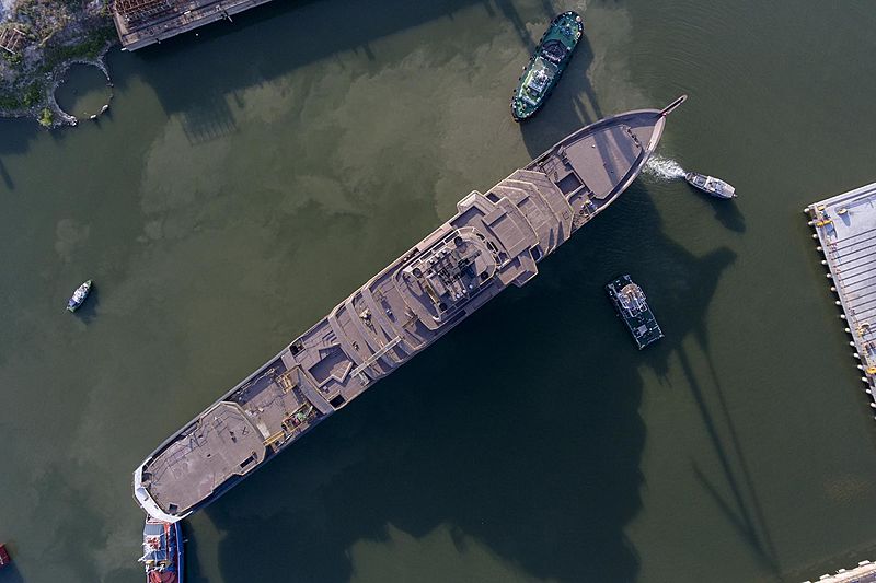 The Worldโs Largest Yacht Takes To The Water
