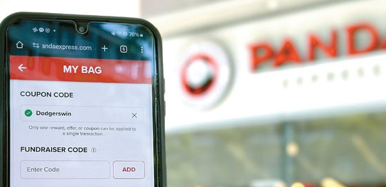 Dodgers Panda Express promotion app code
