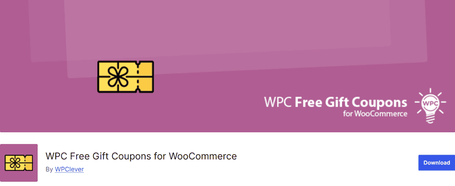 Wpc free gift coupons for woocommerce
