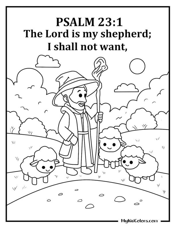 15 Bible Verse Coloring Pages for Kids | Free Scripture Printables