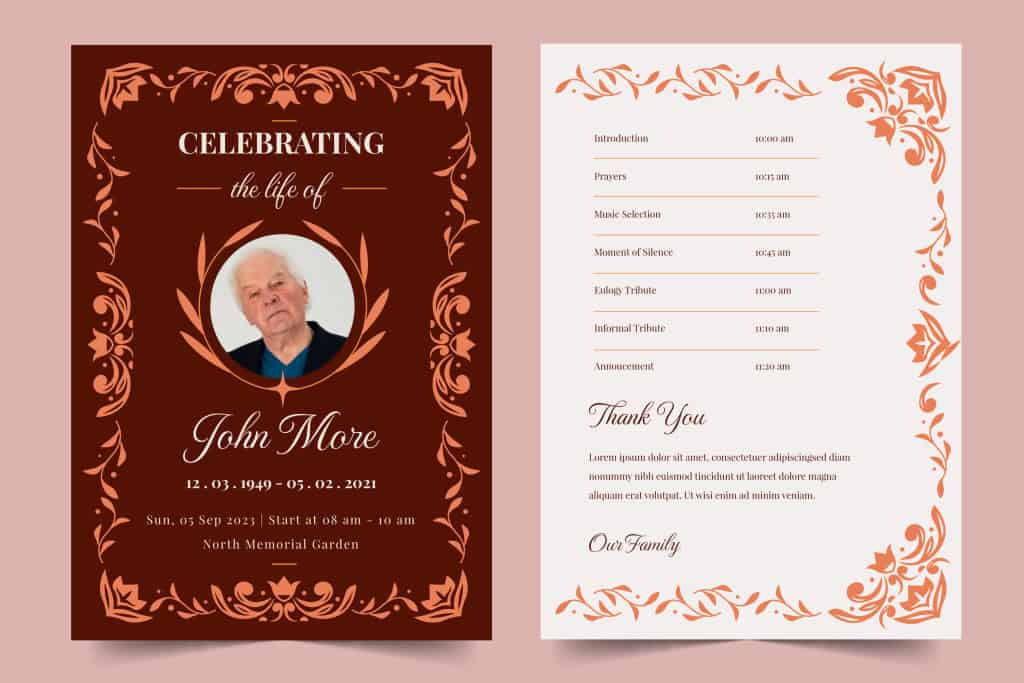 Funeral order of service
