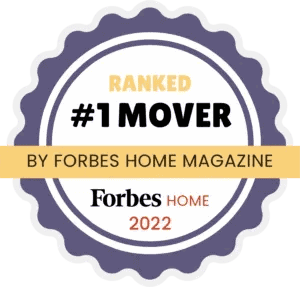 Forbes Home #1 mover • 2022 Ranked #1 Mover by Forbes Home, 2022 badge