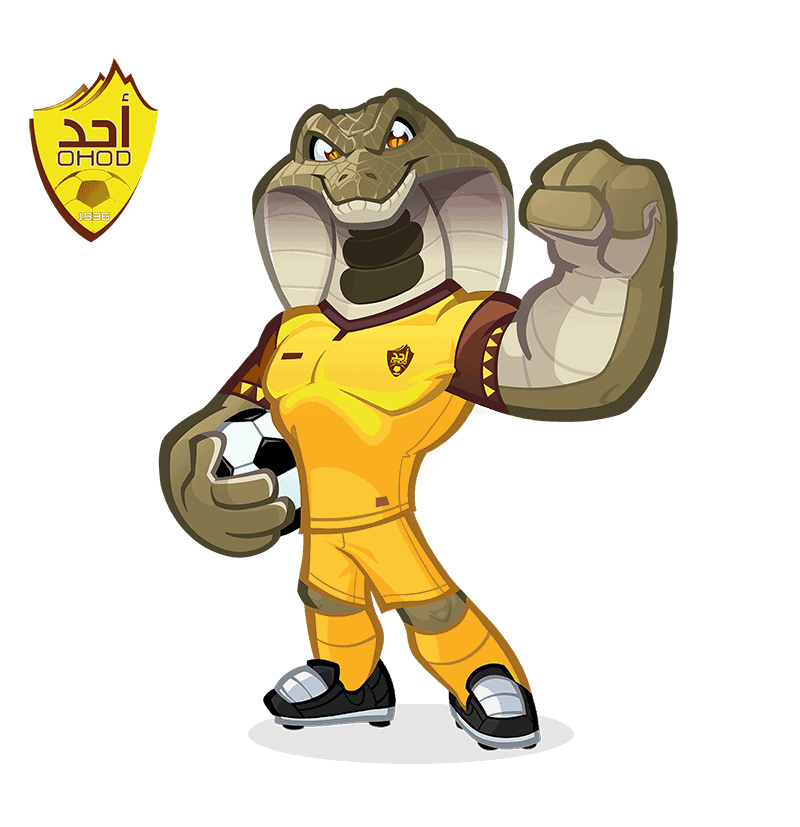 Ohod Club mascot design Ohod Club mascot design