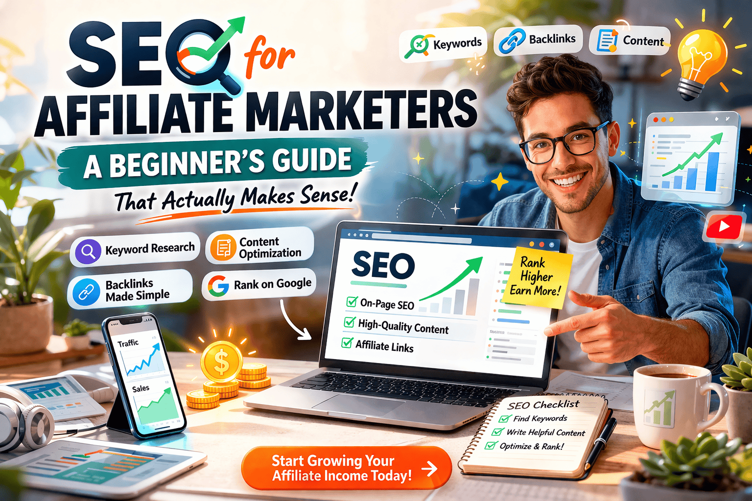 SEO for Affiliate MarketersA Beginner's Guide That Actually Makes Sense