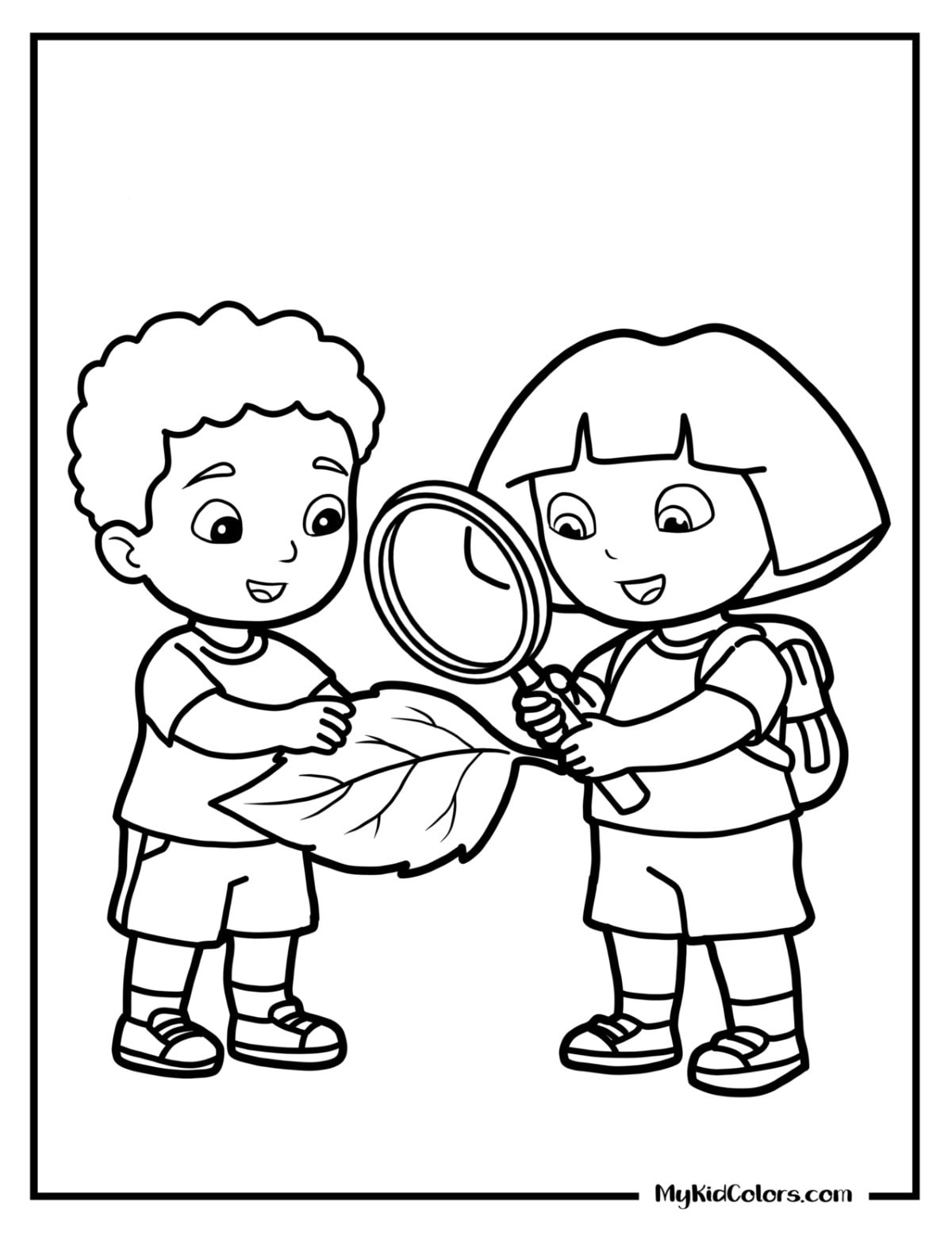 Dora the Explorer Coloring Pages – Page # 4