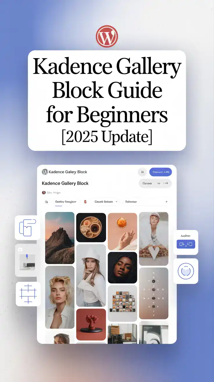 Kadence Gallery Block Guide for Beginners 20 pinterest pin for kadence gallery block