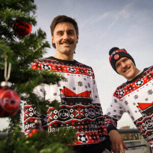 1. FC Nürnberg präsentiert nachhaltigen Christmas-Sweater