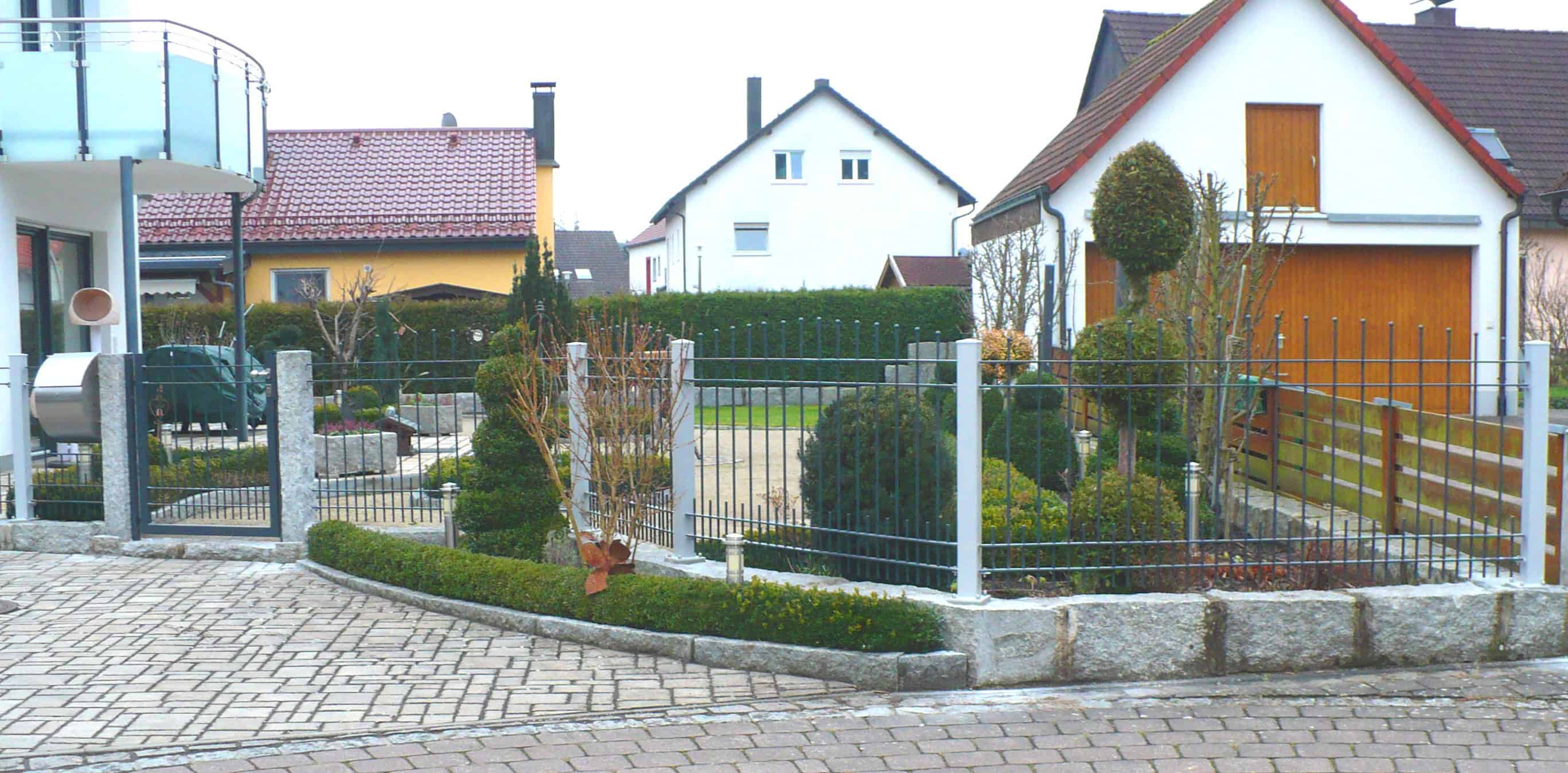 Stahllzaun pulverbeschichtet