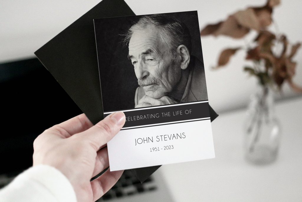 memorial tribute poster creation