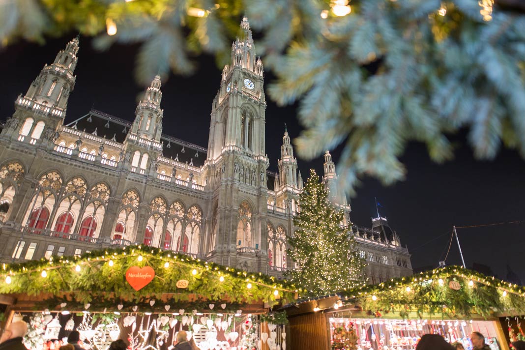 Der Weihnachtsmarkt am Wiener Rathaus