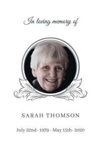 015 015 – Funeral Order of Service Template