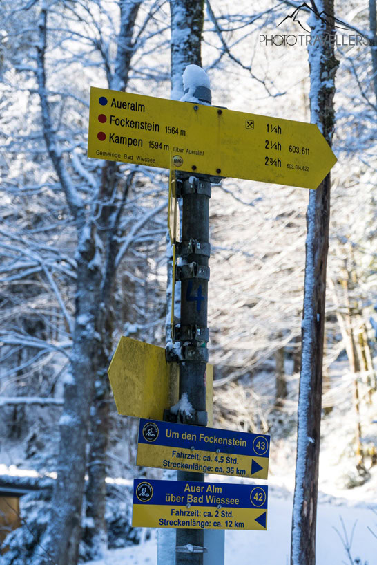 Wegweiser zur Aueralm