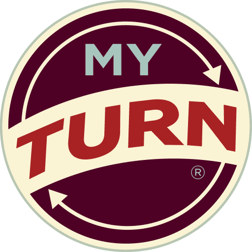 myTurn Logo with Turn emphasized