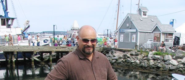 Dr. Kubie on the waterfront in Halifax, Canada Dr. Kubie on the waterfront in Halifax, Canada