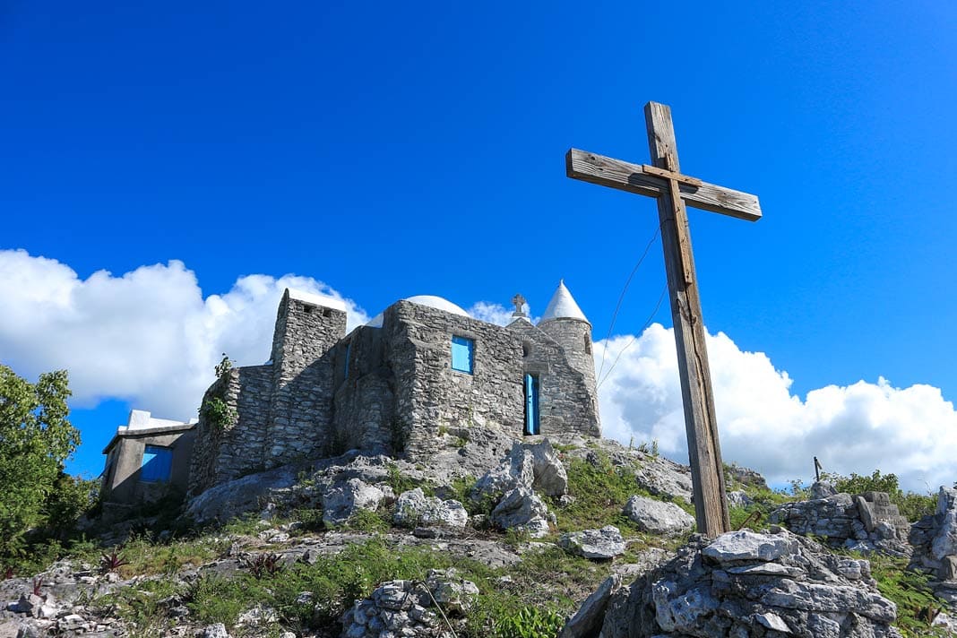 Das Kloster The Hermitage auf dem Mount Alvernia auf Cat Island
