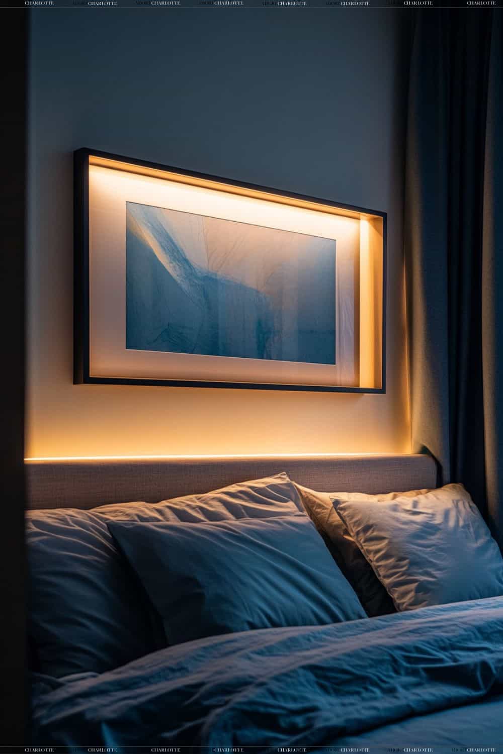 picture frame Wall Lighting Ideas