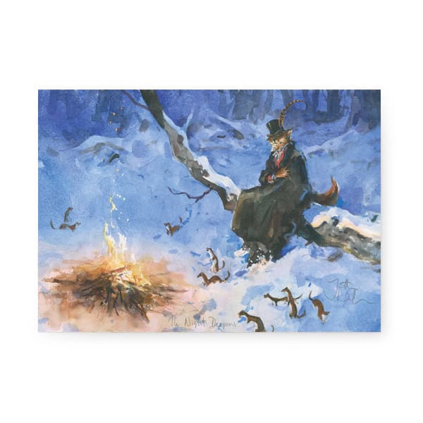 The Night Deepens by Jonathan Walker Greetings Card (XJWC-21)