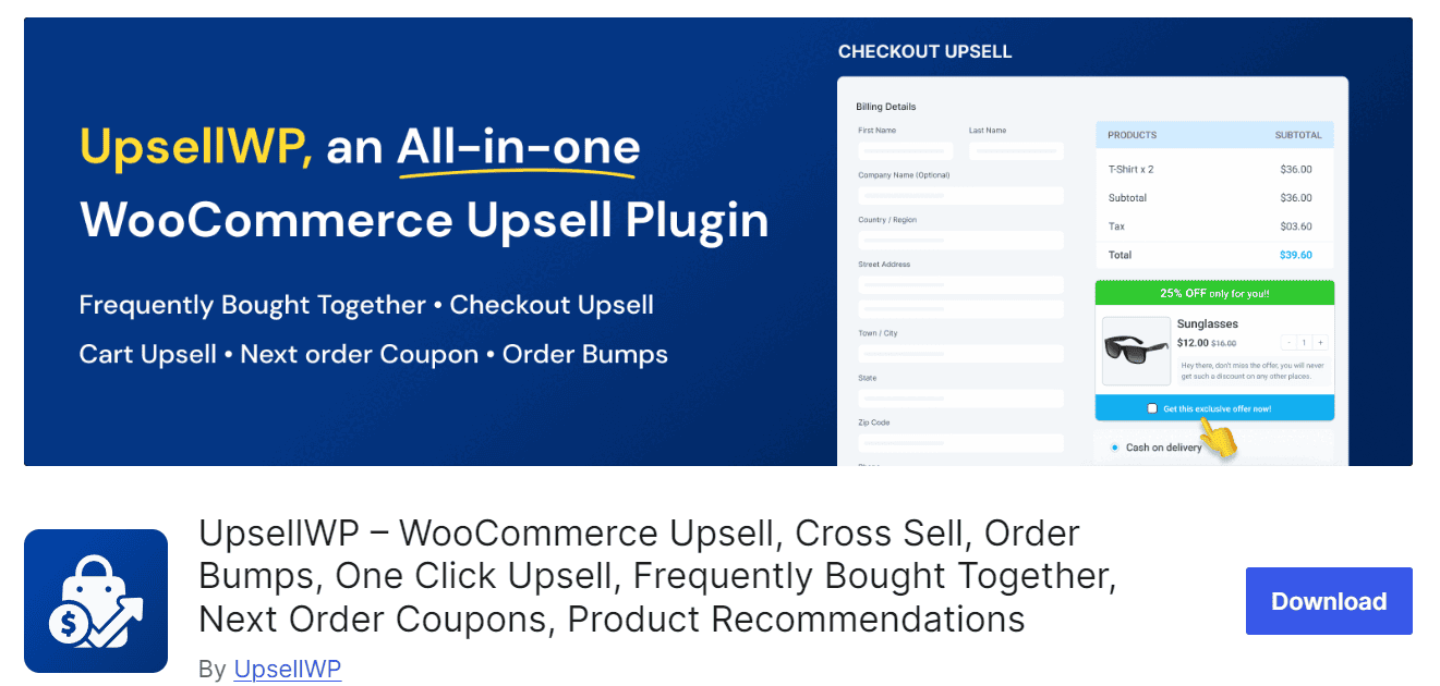 Upsell WP Plugin