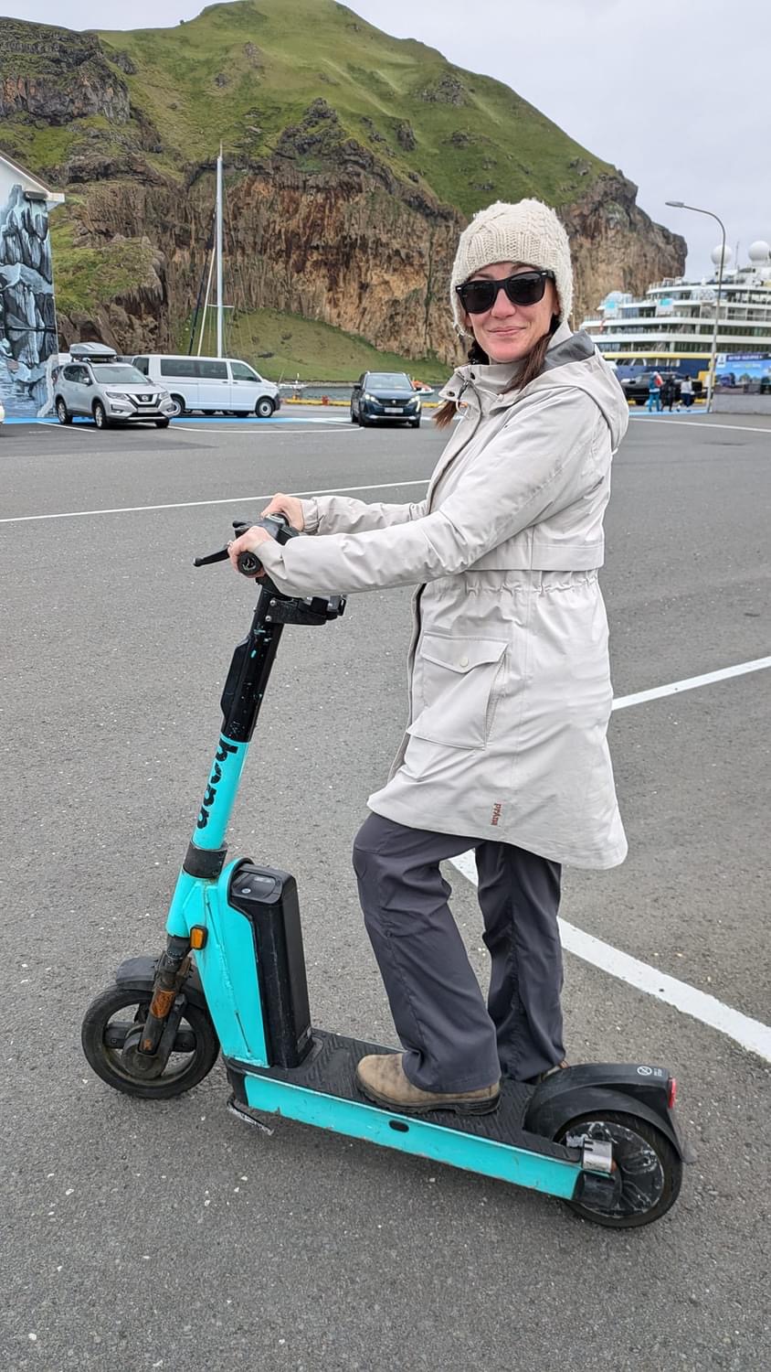 Explore the Westman Islands in Iceland by scooter