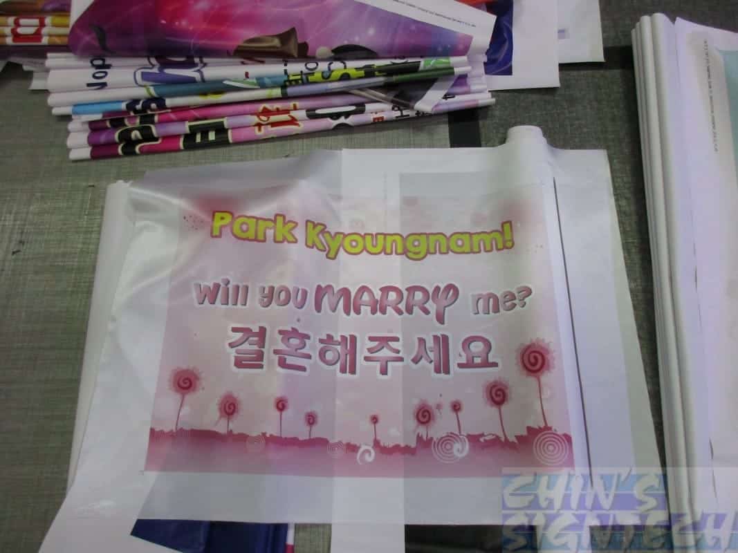 pale colour on satin fabric