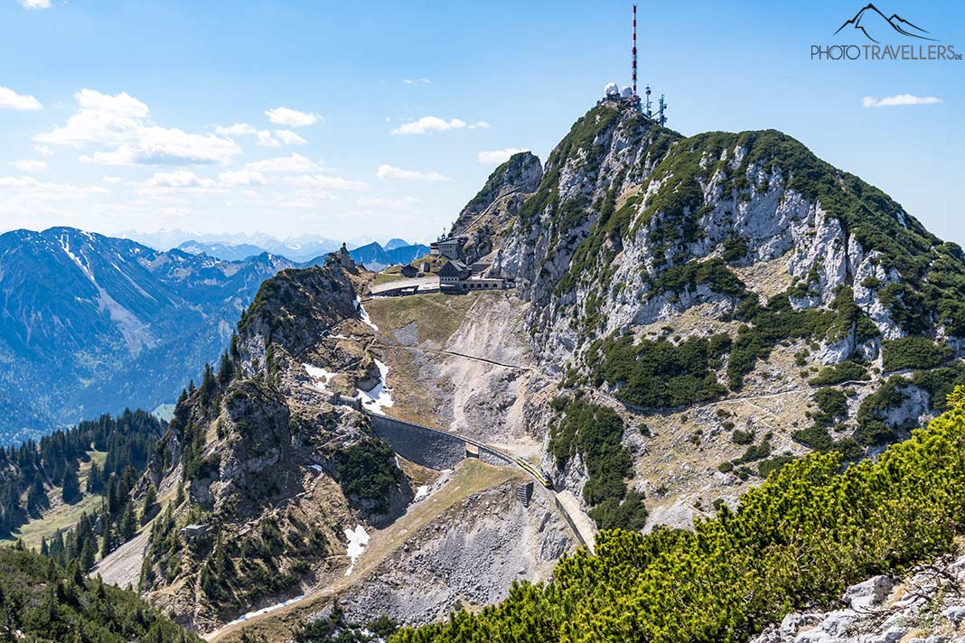 Der Blick von der Soinwand auf den Wendelstein