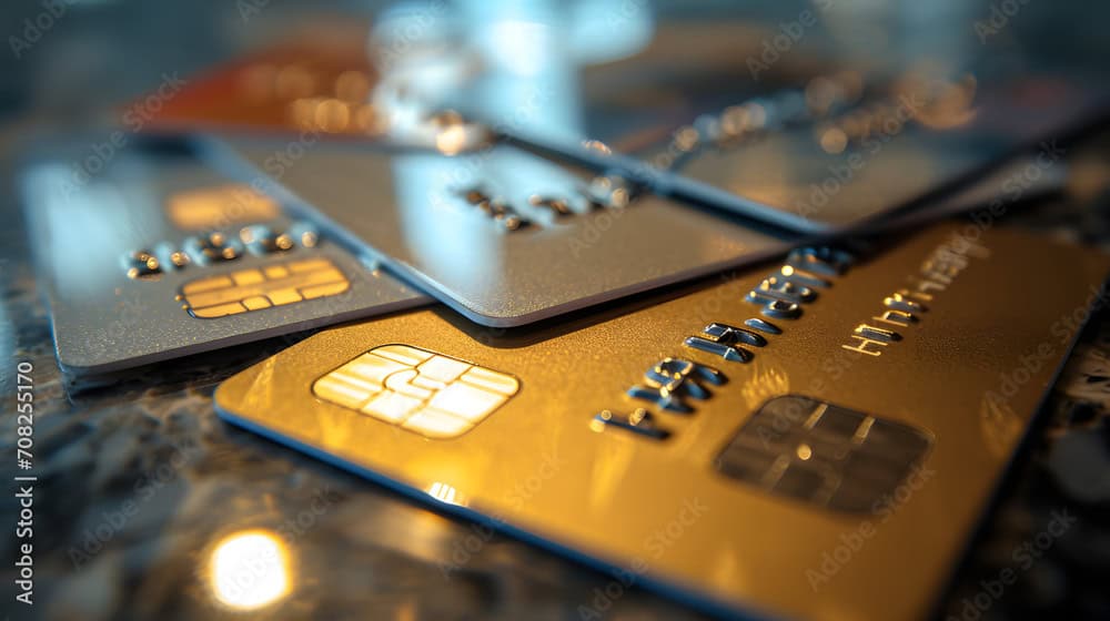 pile of credit cards on the table