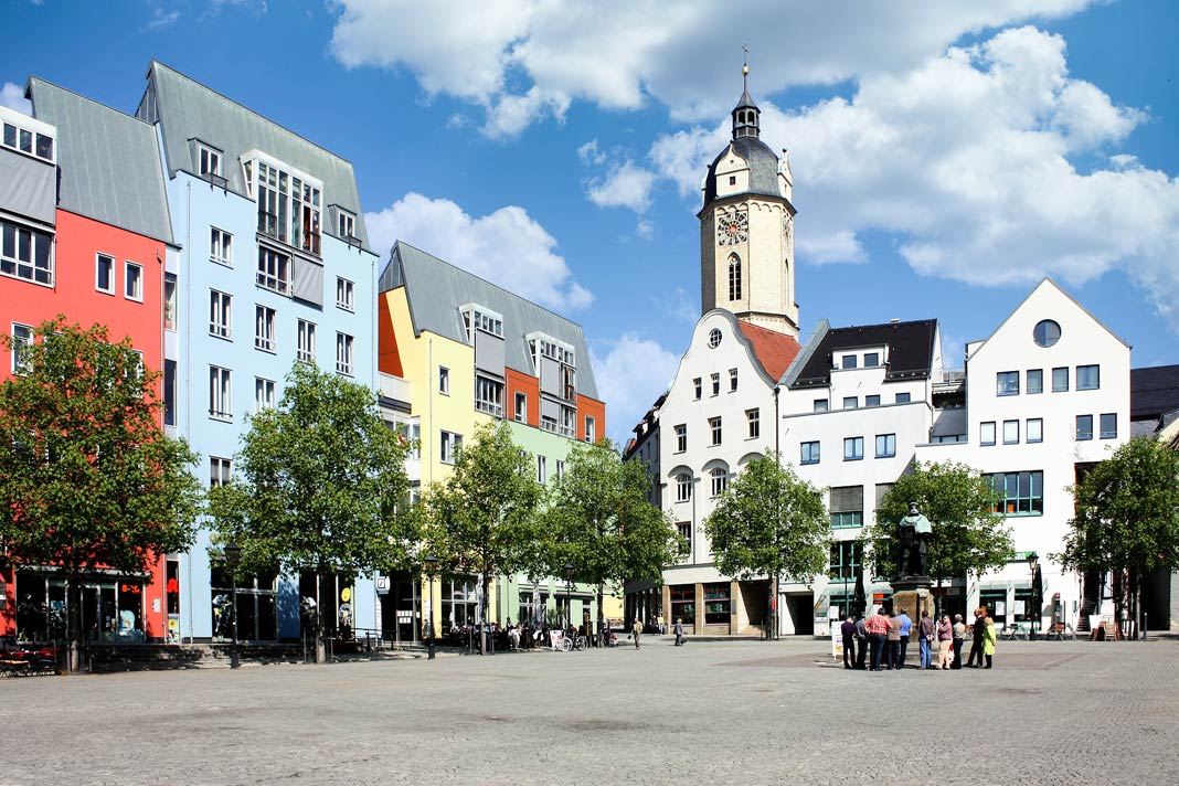 Der Marktplatz in Jena