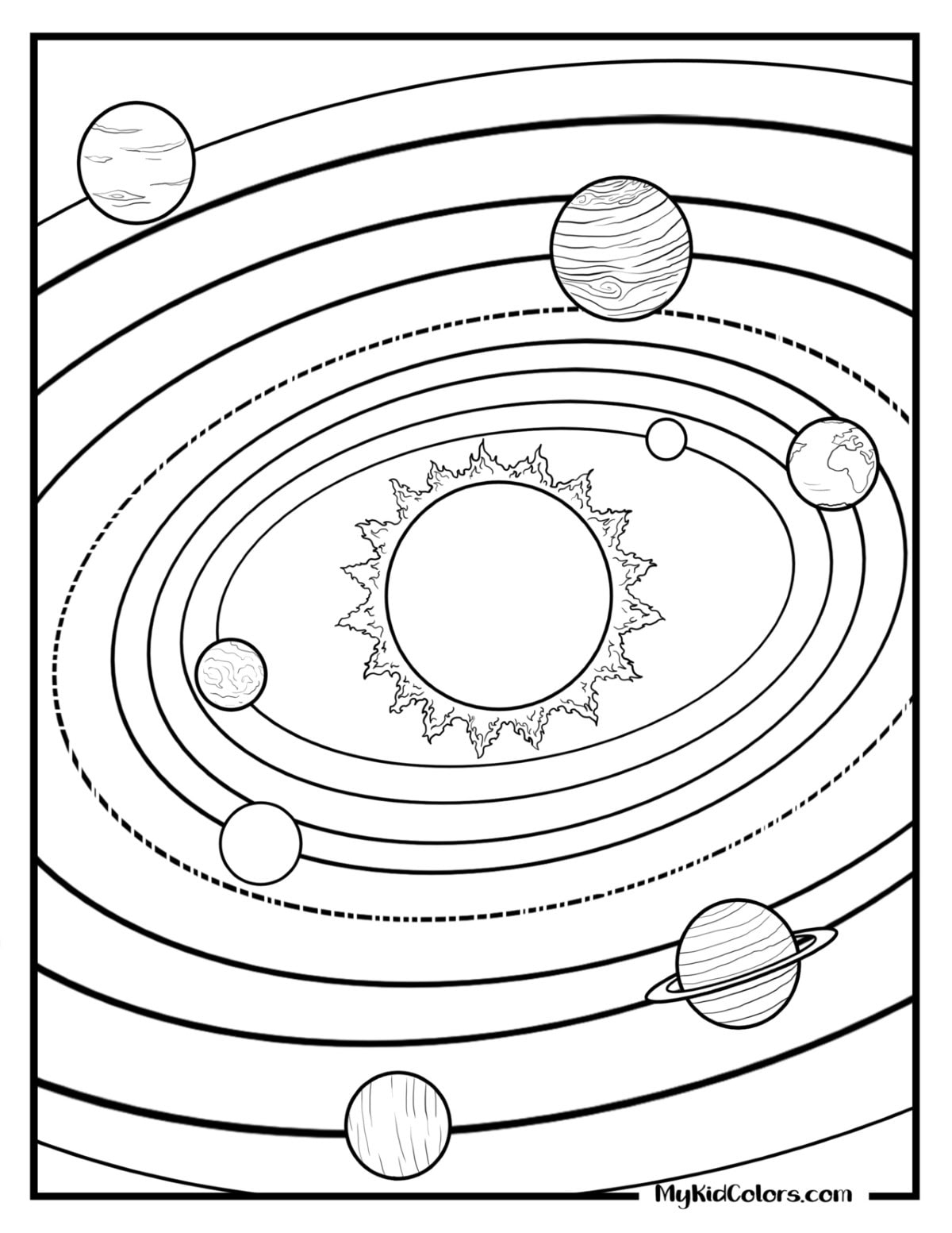Solar System Coloring Pages – Page # 8