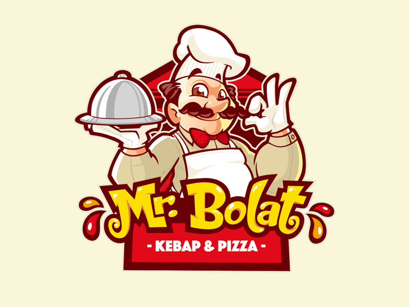Logo para restaurante Mr. Bolat Logo para restaurante Mr. Bolat